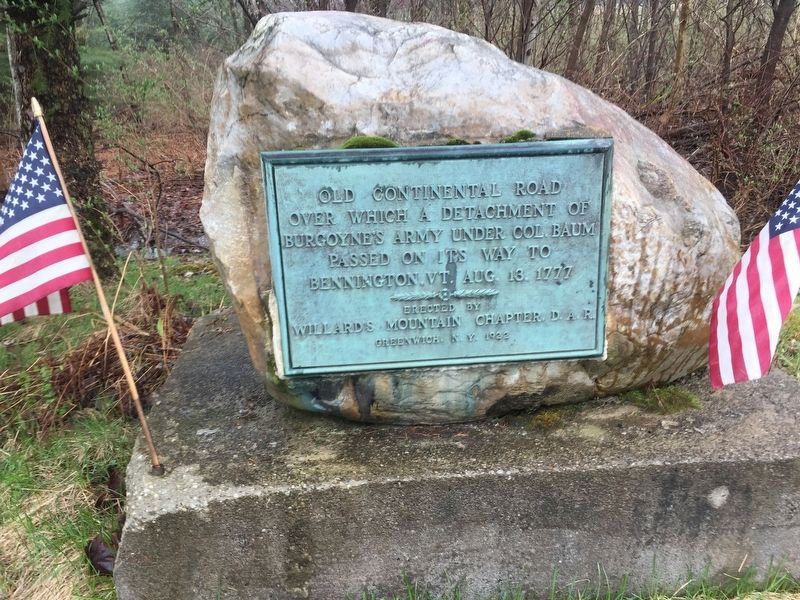 Old Continental Road Marker. Click for full size. Old Continental Road Marker image. Click for full size.