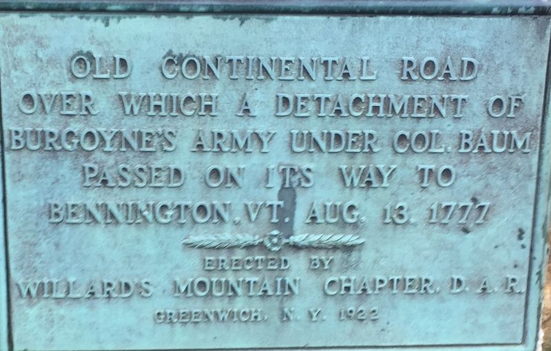 Old Continental Road Marker image. Click for full size.