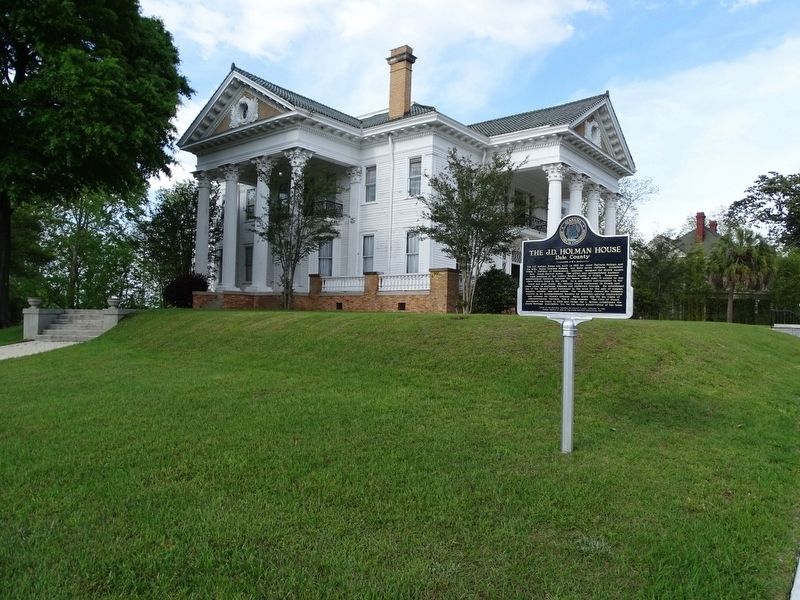 J.D. Holman House and Marker image. Click for full size.