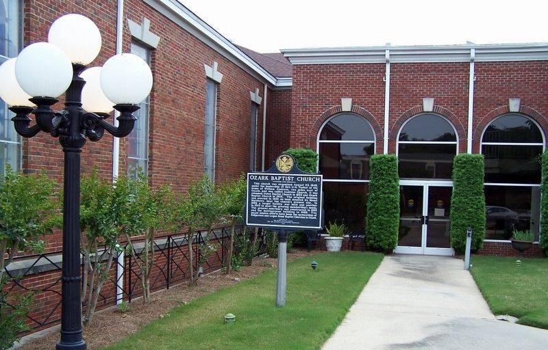 Ozark Baptist Church/Church Pastors Marker image. Click for full size.