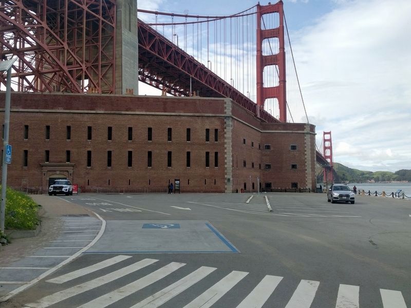 Fort Point National Historic Site and Marker image. Click for full size.