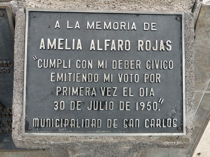 Amelia Alfara Rojas - Center Marker image. Click for full size.