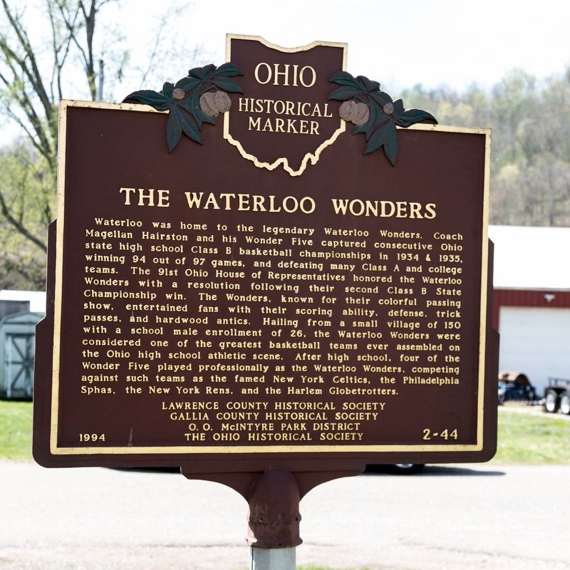The Waterloo Wonders Marker, side one image. Click for full size.
