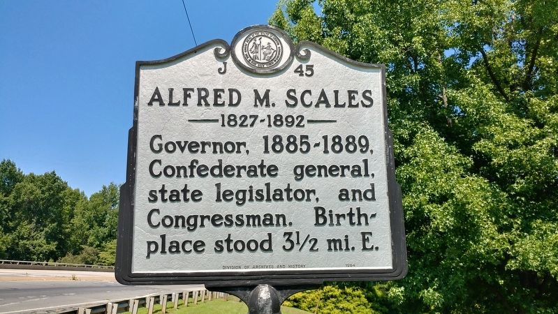 Alfred M. Scales Marker image. Click for full size.