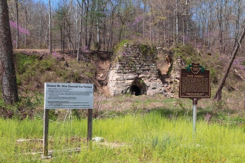Olive Furnace and Marker image. Click for full size.