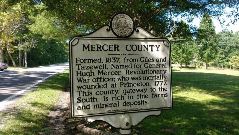 Mercer County Marker image. Click for full size.