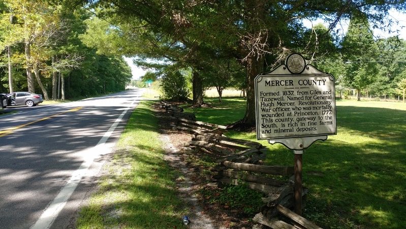 Mercer County / Summers County Marker image. Click for full size.