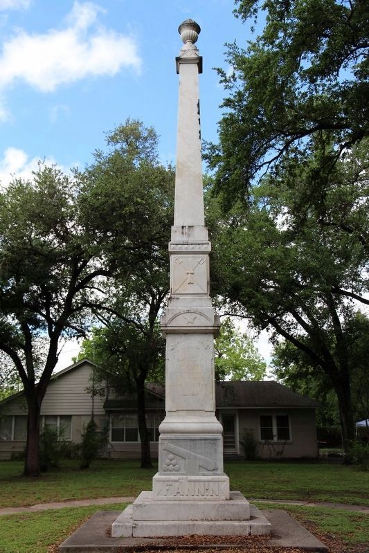 J. W. Fannin Monument image. Click for full size.