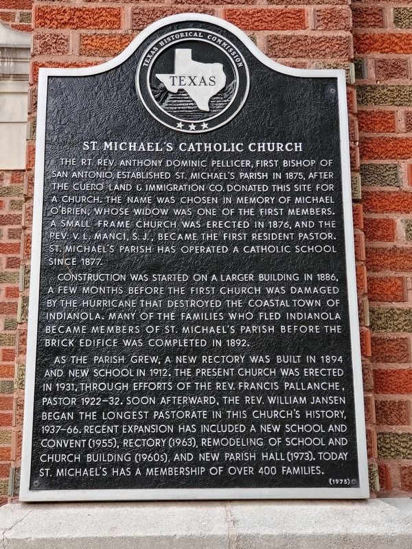 St. Michael's Catholic Church Marker image. Click for full size.