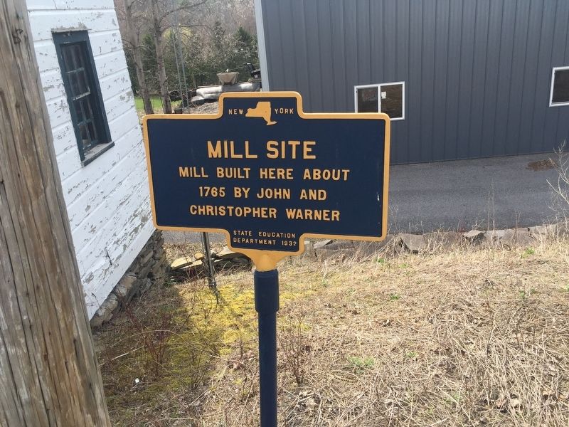 Mill Site Marker. Click for full size. Mill Site Marker image. Click for full size.
