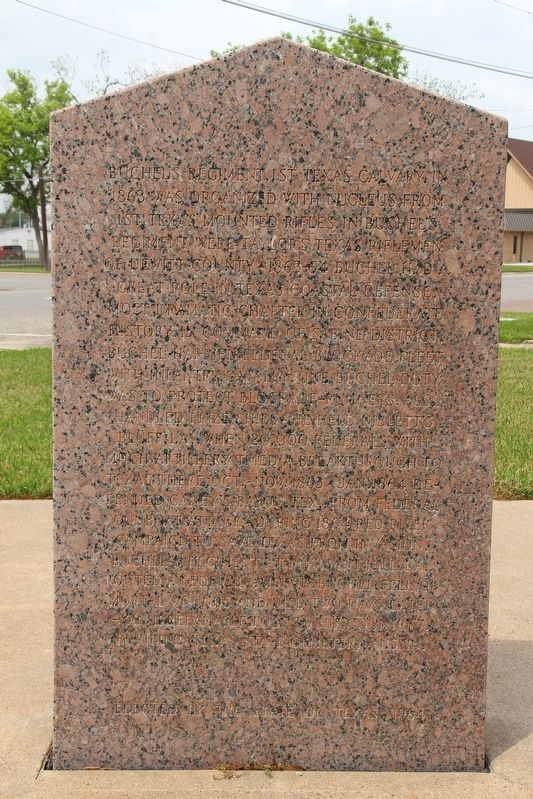 General August C. Buchel Marker Rear image. Click for full size.