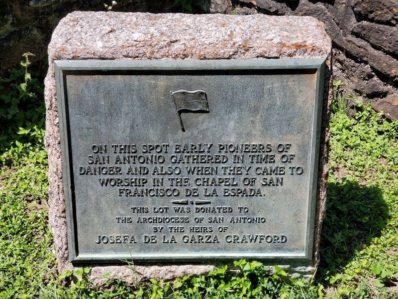 Mission San Francisco de la Espada Marker. Click for full size. Mission San Francisco de la Espada Marker image. Click for full size.
