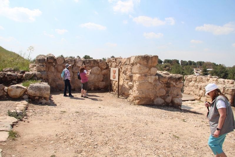 Testimony to Approaching Disaster - the Lachish Letters Marker. Click for full size. Testimony to Approaching Disaster - the Lachish Letters Marker image. Click for full size.