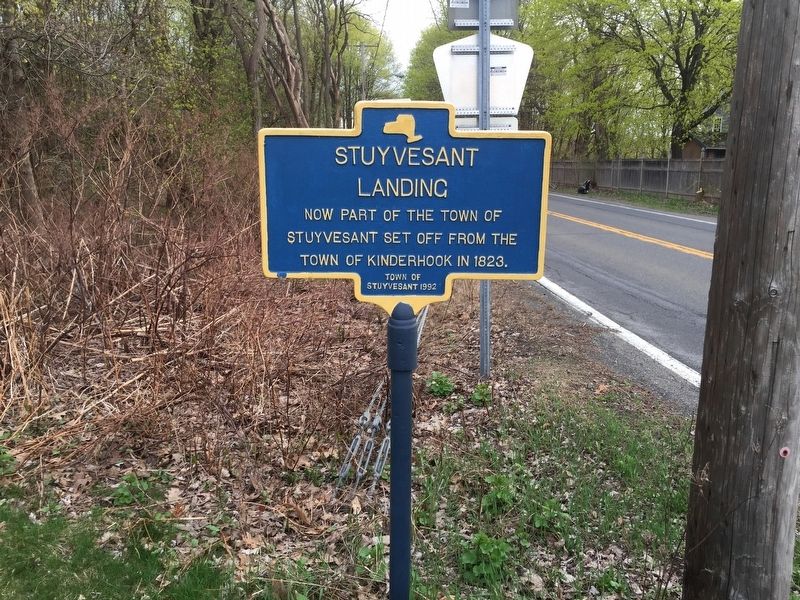 Stuyvesant Landing Marker. Click for full size. Stuyvesant Landing Marker image. Click for full size.