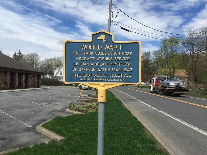 World War II Marker. Click for full size. World War II Marker image. Click for full size.