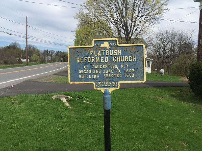 Flatbush Reformed Church Marker image. Click for full size.