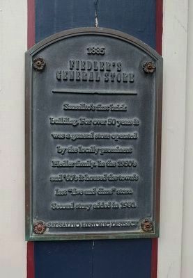 Fiedler's General Store Marker image. Click for full size.