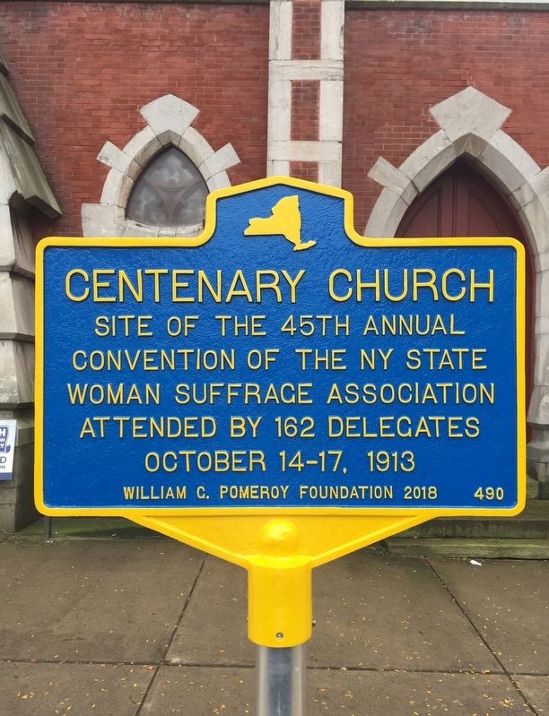 Centenary Church Marker. Click for full size. Centenary Church Marker image. Click for full size.