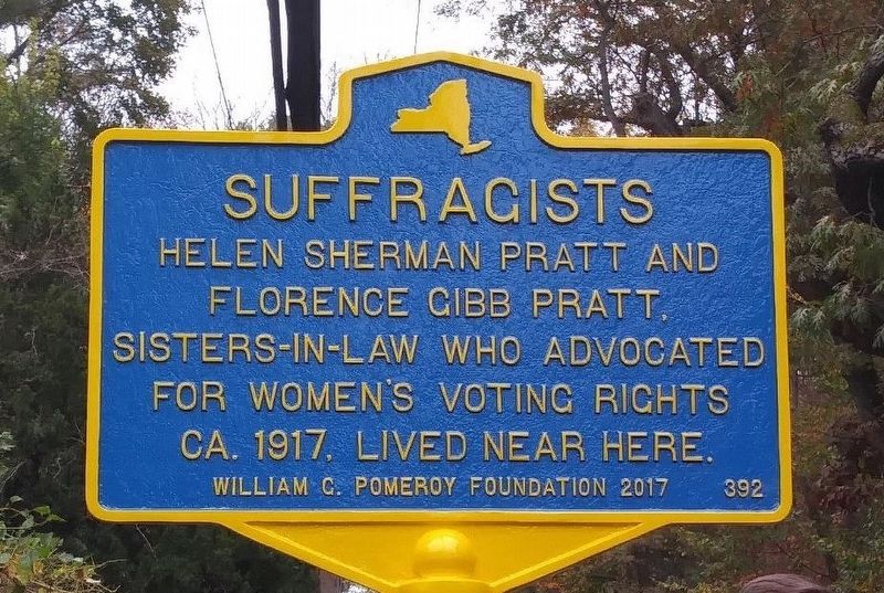 Suffragists Marker. Click for full size. Suffragists Marker image. Click for full size.