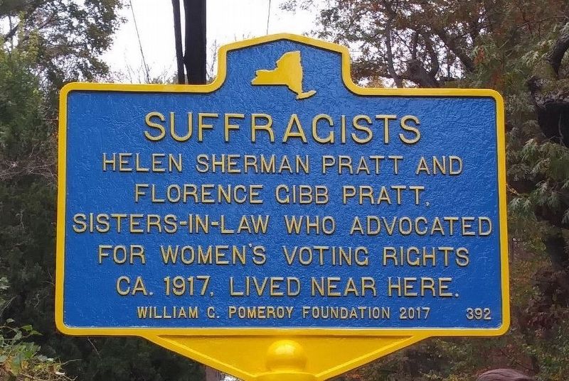 Suffragists Marker image. Click for full size.