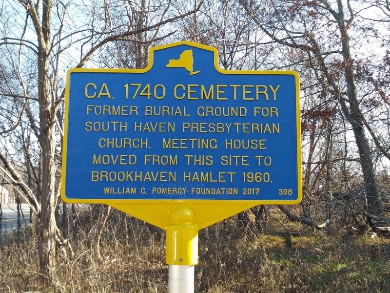 Ca. 1740 Cemetery Marker image. Click for full size.