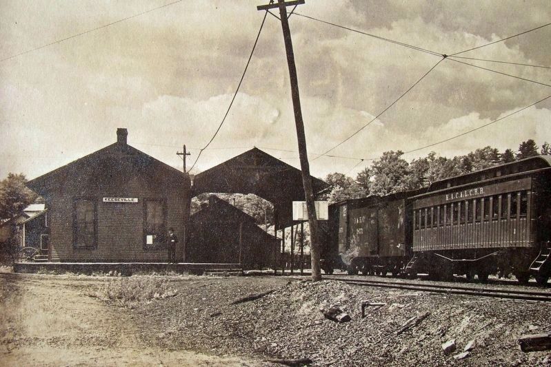 Undated photo of Keeseville Train Depot image. Click for full size.