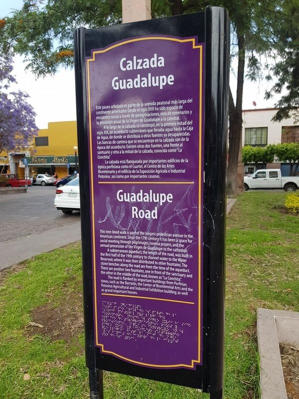 Guadalupe Road Marker image. Click for full size.