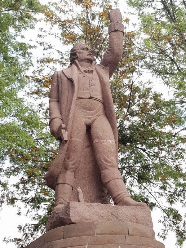 The nearby statue of Morelos. Click for full size. The nearby statue of Morelos image. Click for full size.