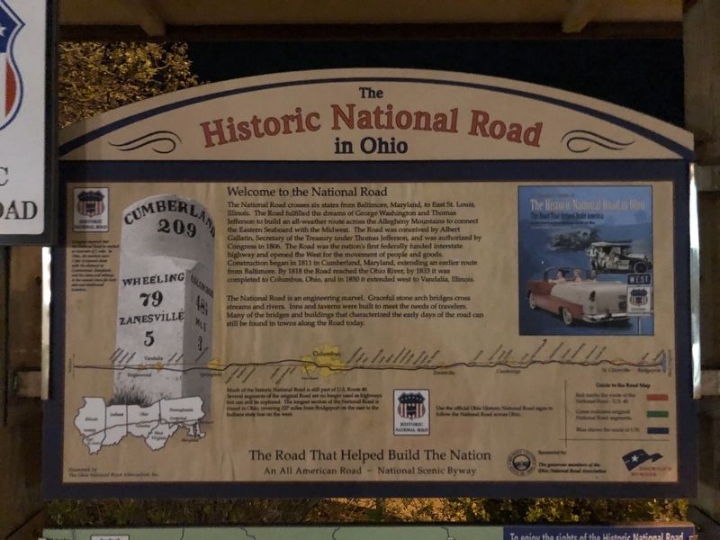 Welcome to the National Road Marker image. Click for full size.