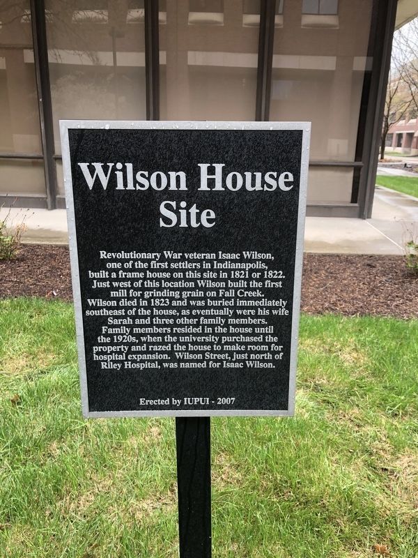 Wilson House Site Marker image. Click for full size.