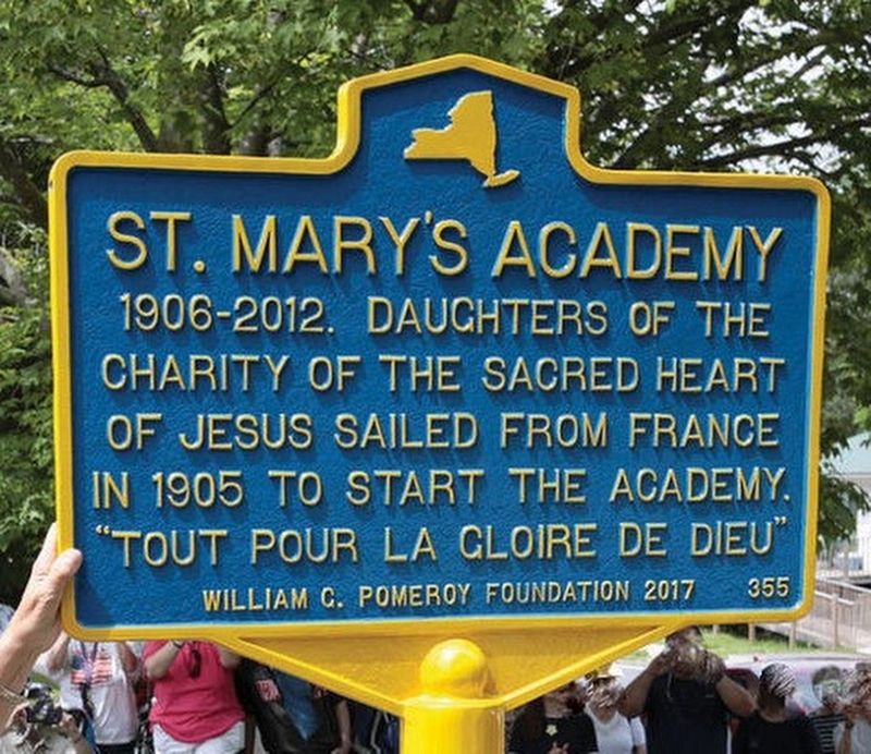 St. Mary's Academy Marker. Click for full size. St. Mary's Academy Marker image. Click for full size.