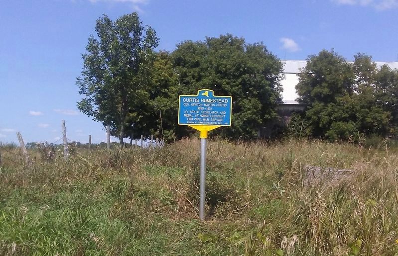 Curtis Homestead Marker image. Click for full size.