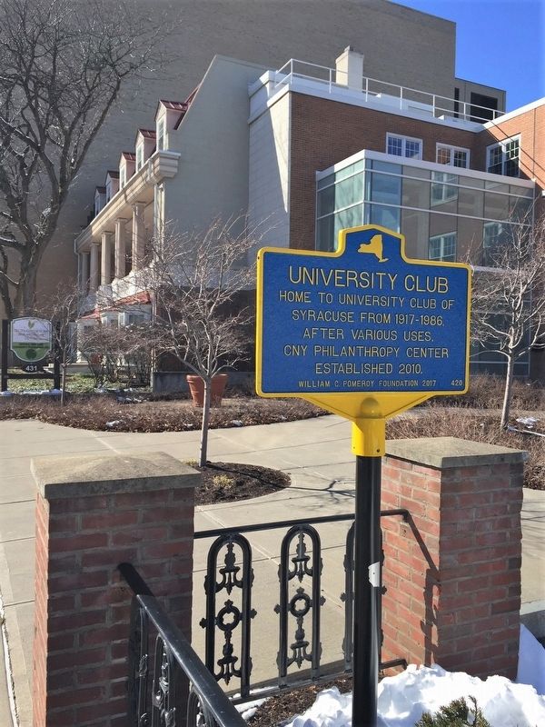 University Club Marker. Click for full size. University Club Marker image. Click for full size.