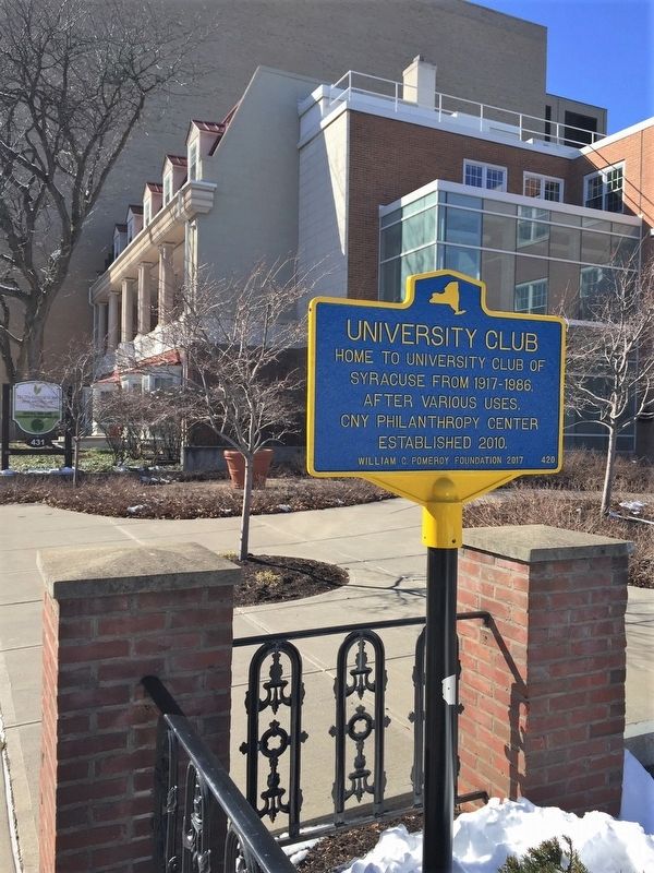 University Club Marker image. Click for full size.