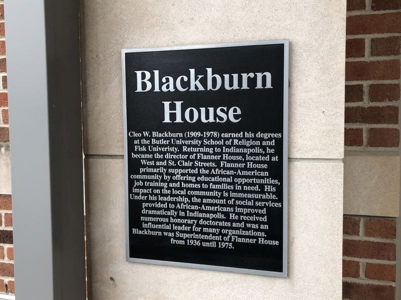Blackburn House Marker image. Click for full size.