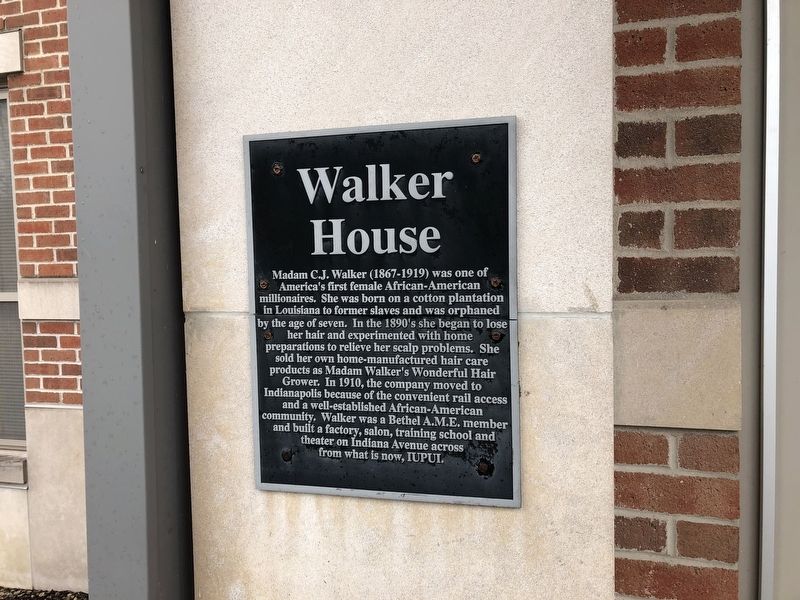 Walker House Marker image. Click for full size.