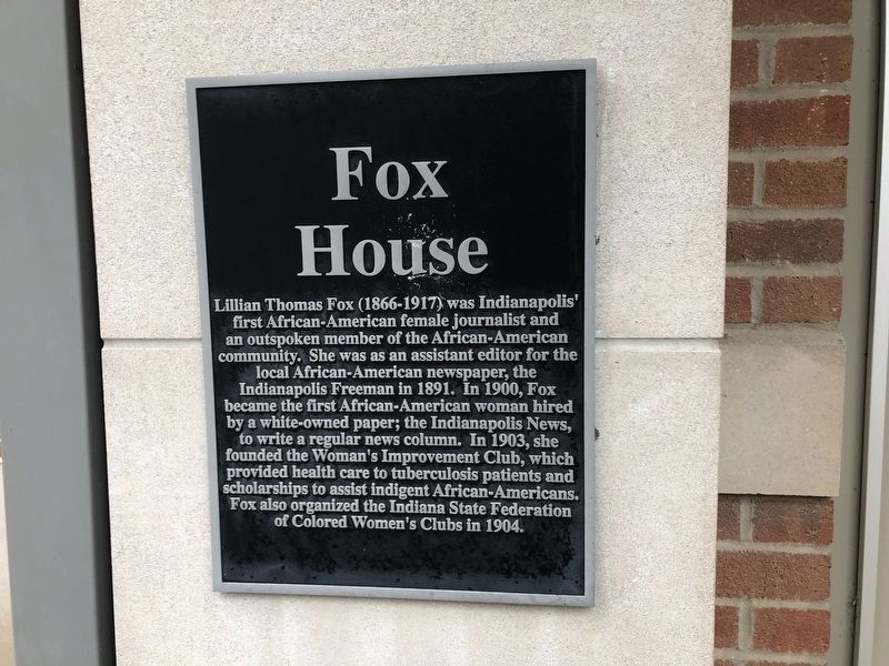 Fox House Marker image. Click for full size.
