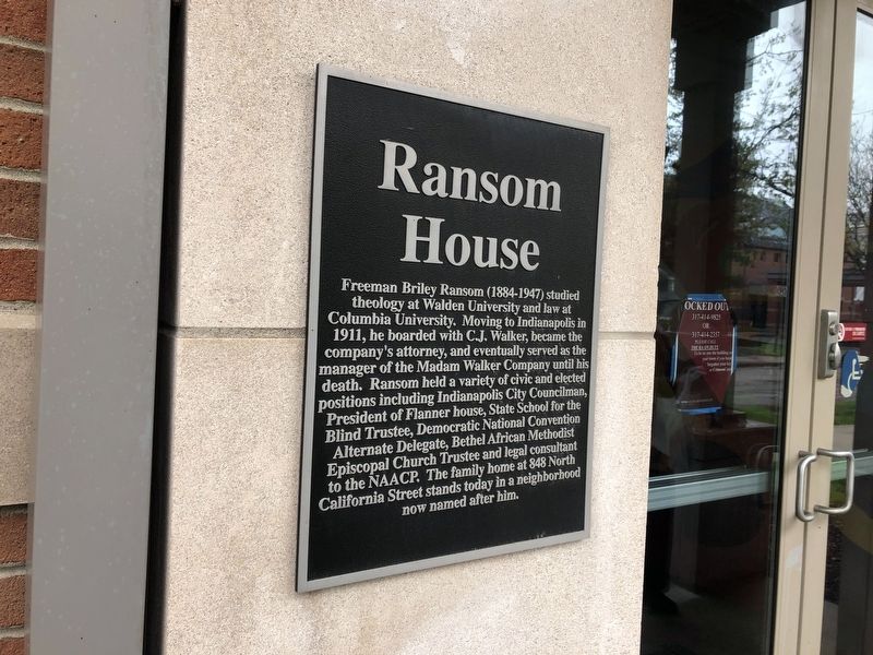 Ransom House Marker image. Click for full size.