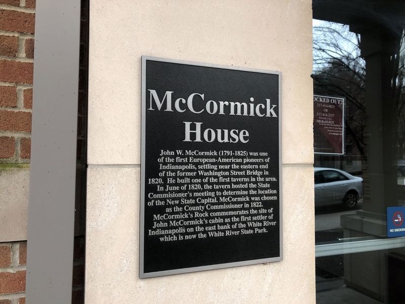 McCormick House Marker image. Click for full size.