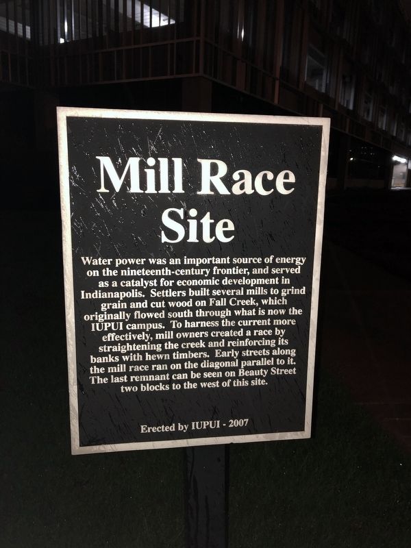 Mill Race Site Marker image. Click for full size.