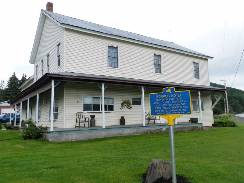 Former Hotel Marker image. Click for full size.