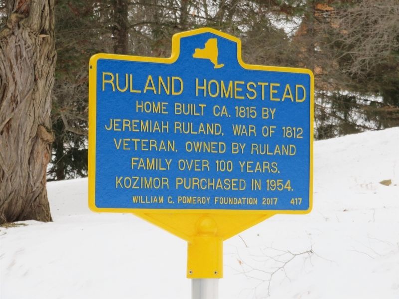 Ruland Homestead Marker. Click for full size. Ruland Homestead Marker image. Click for full size.