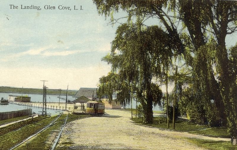 <i>The Landing, Glen Cove, L.I.</i> image. Click for full size.