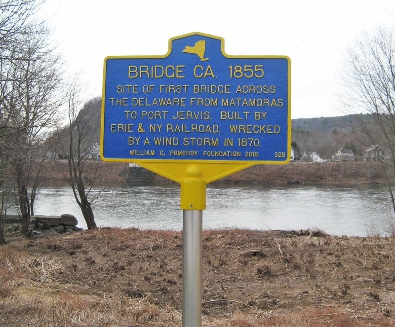 Bridge Ca. 1855 Marker image. Click for full size.