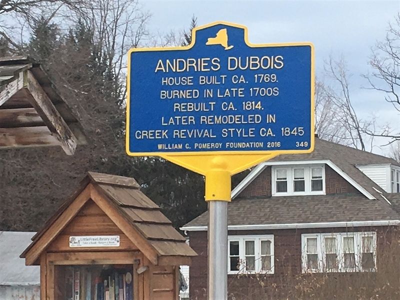 Andries DuBois Marker image. Click for full size.
