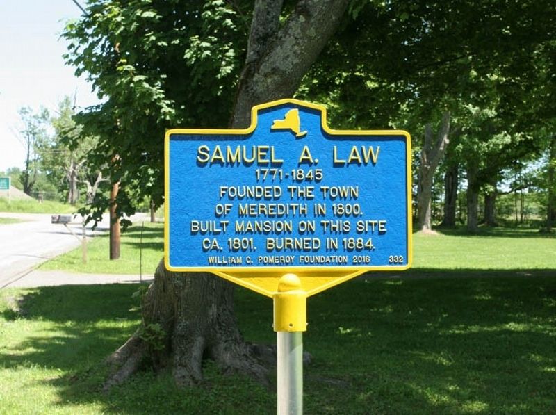 Samuel A. Law Marker image. Click for full size.