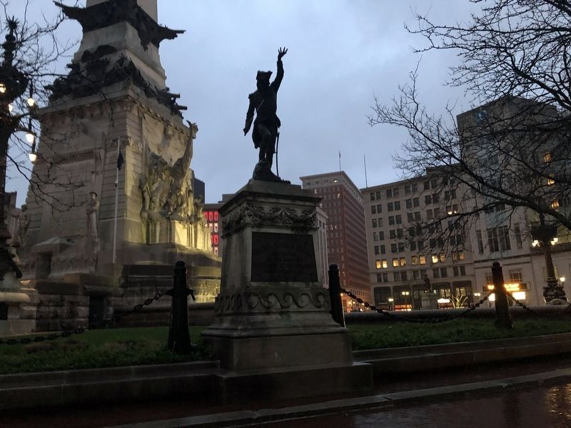 General George Rogers Clark Marker. Click for full size. General George Rogers Clark Marker image. Click for full size.