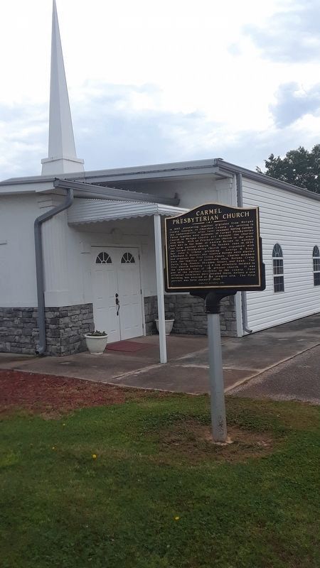 Carmel Presbyterian Church Marker image. Click for full size.