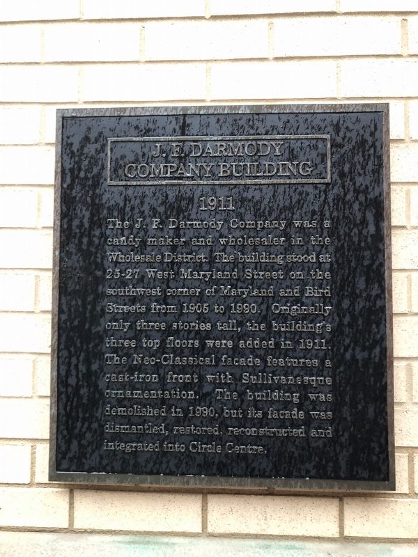 J. F. Darmody Company Building Marker. Click for full size. J. F. Darmody Company Building Marker image. Click for full size.