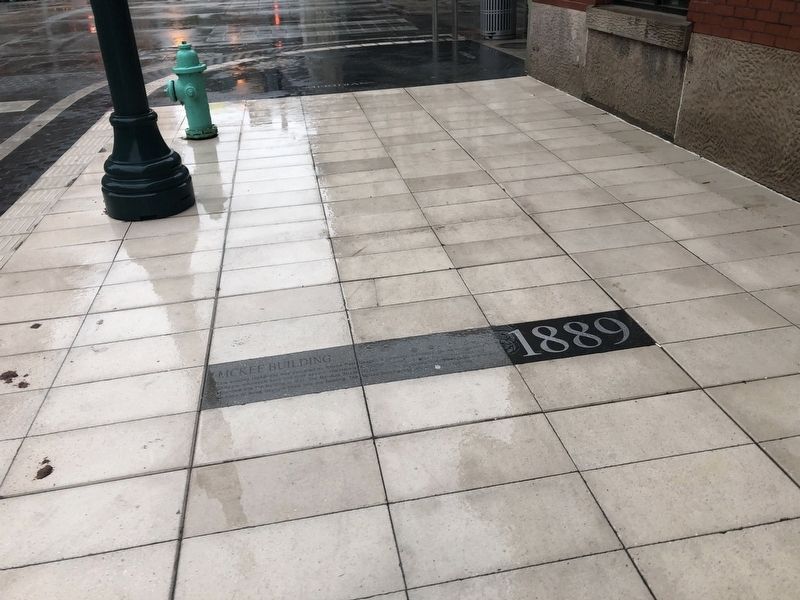 McKee Building Marker. Click for full size. McKee Building Marker image. Click for full size.